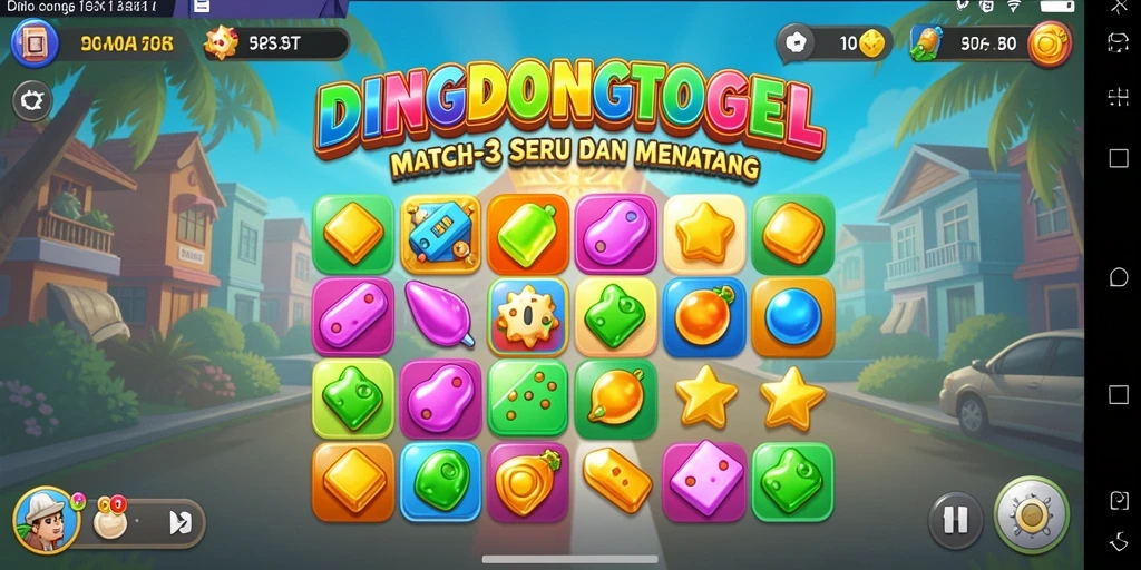 Gameplay menarik DINGDONGTOGEL yang penuh warna dan tantangan.