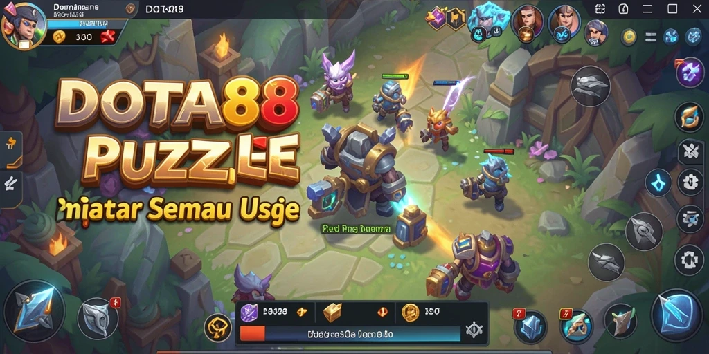 Screenshot gameplay DOTA88 menampilkan momen seru dalam menyelesaikan puzzle.
