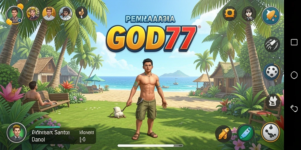 Tampilan gameplay mengasyikkan dari <strong>GOD77</strong> yang penuh warna.