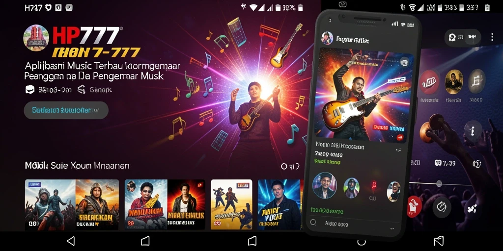 Tampilan gameplay HP777 yang menarik dan interaktif dalam musik.
