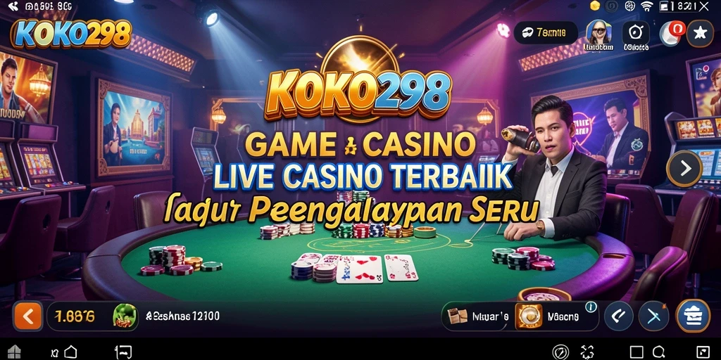 Gameplay KOKO288 yang seru dan interaktif di Live Casino.