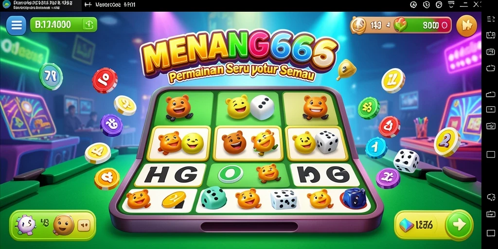 Tampilan menarik dari gameplay Bingo di MENANG666.