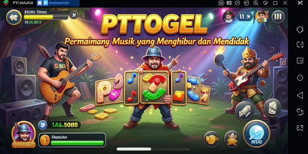 Tampilan gameplay PTTOGEL yang seru dan interaktif.